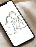 Personalised Digital Line Drawing