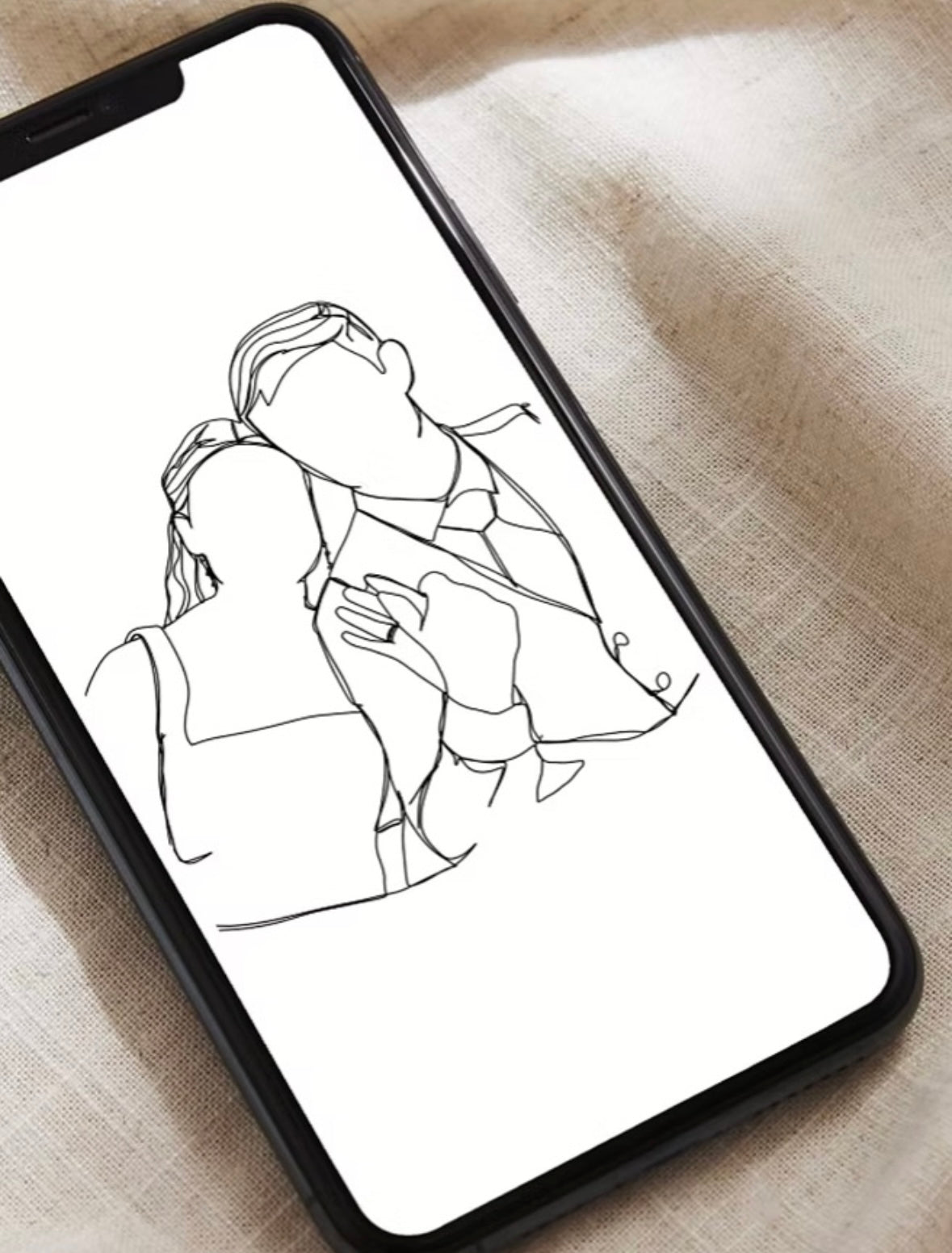 Personalised Digital Line Drawing
